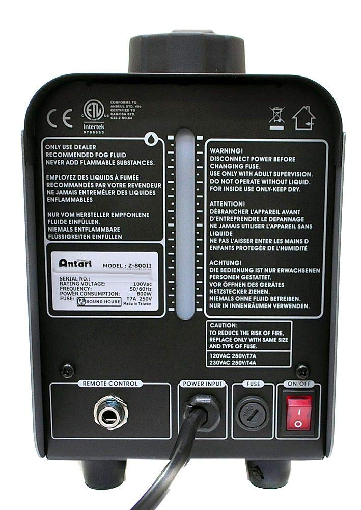 Amazon.co.jp: ANTARI (アンタリ) フォグマシン Z800II : おもちゃ